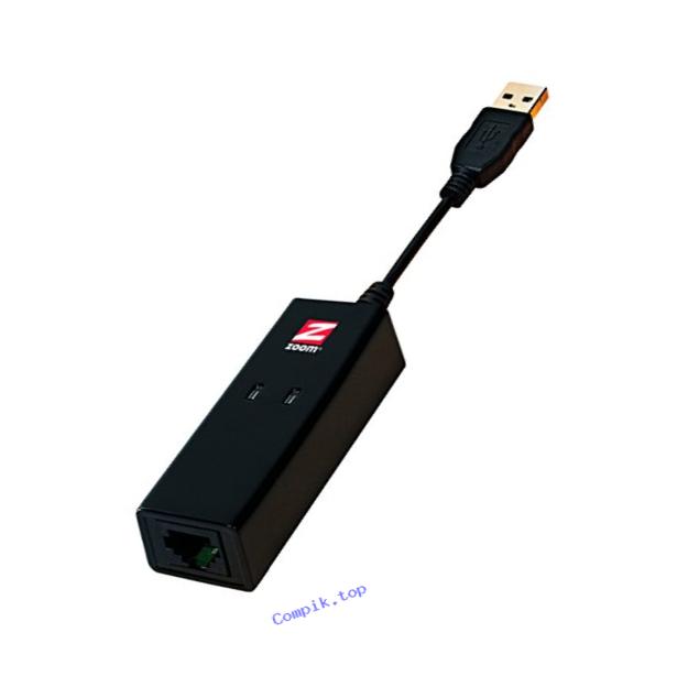 Zoom 3095 USB Mini External Modem - USB - 1 x RJ-11 Phone Line - 56 Kbps