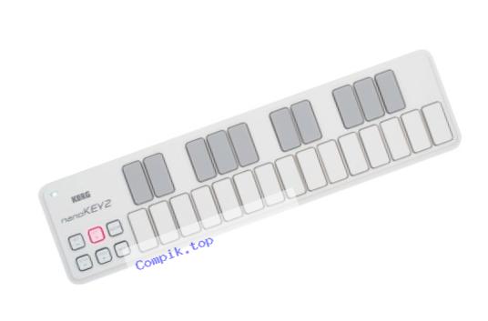 Korg nanoKEY2 Slim-Line USB Keyboard in White