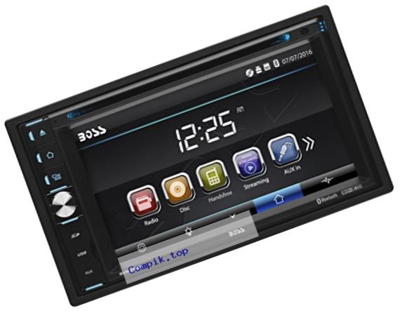 BOSS Audio BV9358B Double Din, Touchscreen, Bluetooth, DVD/CD/MP3/USB/SD AM/FM Car Stereo, 6.2 Inch Digital LCD Monitor, Wireless Remote