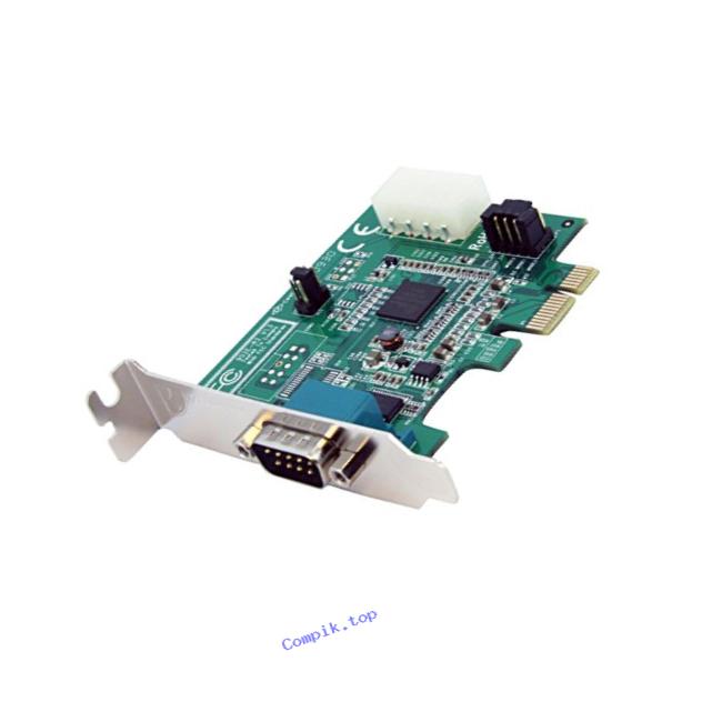 StarTech.com 1 Port Low Profile Native PCI Express Serial Card with 16950 (PEX1S952LP)