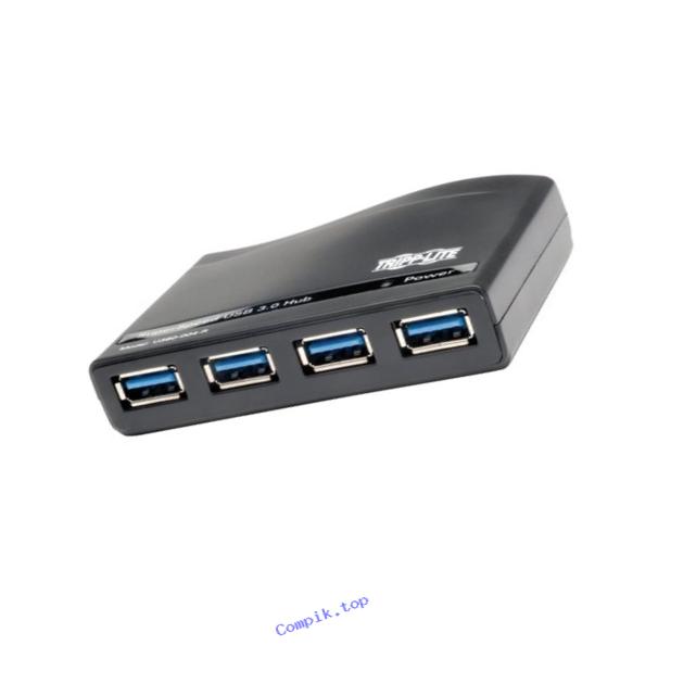 Tripp Lite 4-Port USB-A 3.0 SuperSpeed Hub, 5 Gbps Transfer Speed USB Type-A (U360-004-R)