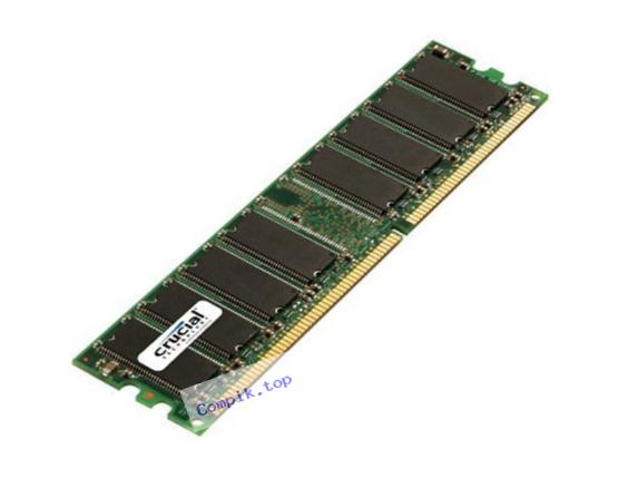 Crucial 512MB Single DDR 400MHz (PC3200) CL3 Unbuffered UDIMM 184-Pin Desktop Memory CT6464Z40B