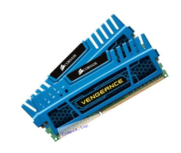 Corsair Vengeance Blue 8 GB (2X4 GB) PC3-12800 1600mHz DDR3 240-Pin SDRAM Dual Channel Memory Kit 1.5V