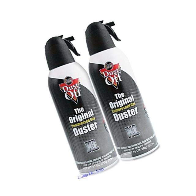 Dust-Off Disposable Compressed Gas Duster, 10 oz Cans, 2 Pack
