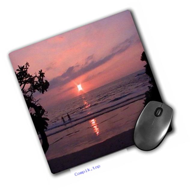 3dRose LLC 8 x 8 x 0.25 Inches Mouse Pad, Hawaiian Sunset (mp_6075_1)